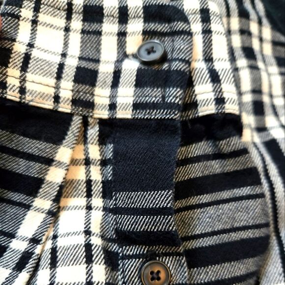 EC MADEWELL COTTEN FLANNEL "DAYWALK" SHIRT DRESS W/POCKETS SZ.M - Picture 8 of 8